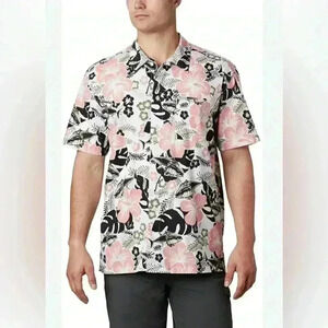 Columbia Men's Trollers Best Hawaiian Fish PFG Shirt Large
